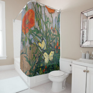 Rideaux De Douche Vincent van Gogh - Papillons et papillons
