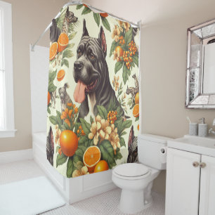 Rideaux De Douche Vintage Cane Corso sans mer