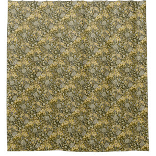 Rideaux De Douche Vintage William Morris Floral Cherwell Motif