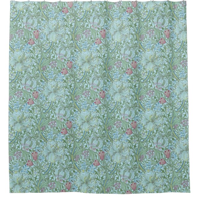 Rideaux De Douche Vintage William Morris Golden Lily (Devant)