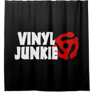 Rideaux De Douche Vinyl Junkie