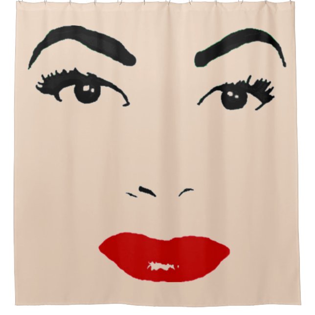 Rideaux De Douche Visage (Devant)