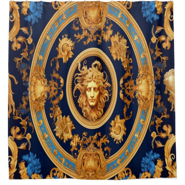 Rideaux De Douche Visage romain (Devant)