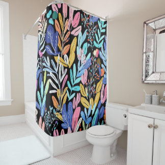 Rideaux De Douche Vivid Botanique