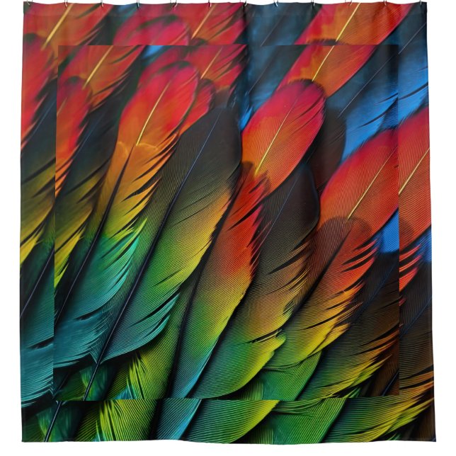 Rideaux De Douche Voler avec couleur (Devant)