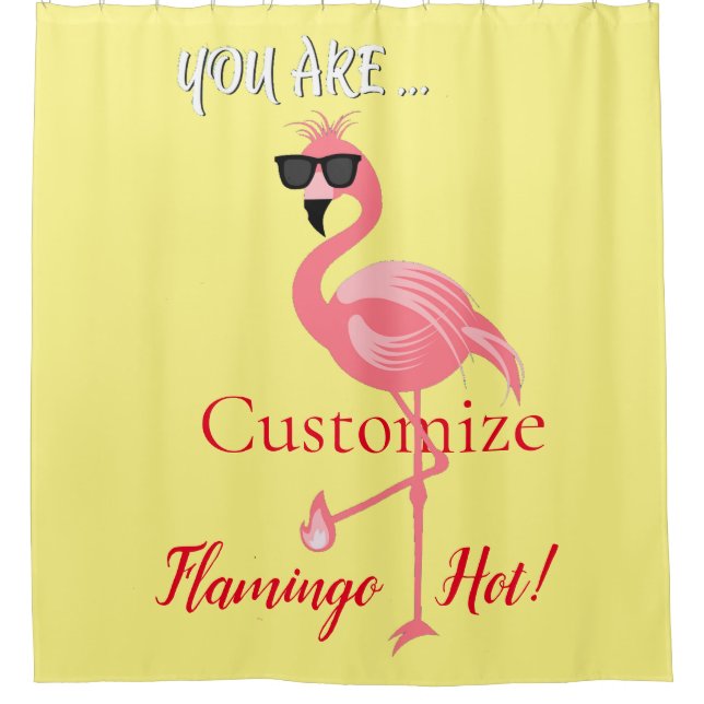 Rideaux De Douche Vous Êtes Flamant rose Hot Thunder_Cove (Devant)