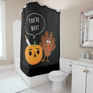 Rideaux De Douche Vous êtes le prochain drôle de Citrouille Thanks