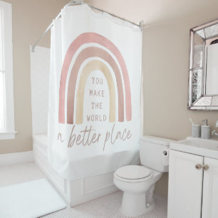 Rideaux De Douche Vous Faites Du Monde Un Meilleur Endroit Douche Ri