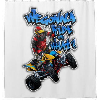 Rideaux De Douche VTT - On Va Circuler Ou Quoi ?