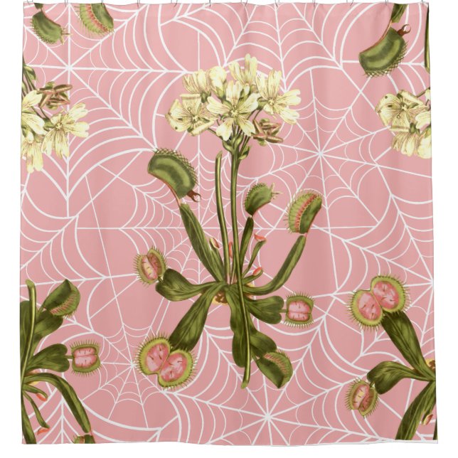 Rideaux De Douche vytrap floral spiweb web (Devant)