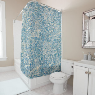 Rideaux De Douche William Morris - Blue Marigold