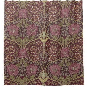 Rideaux De Douche William Morris, chèvrefeuille, floral. motif, art