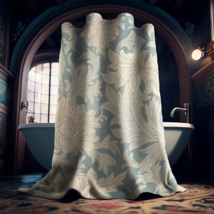 Rideaux De Douche William Morris Chrysanthemum Motif