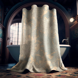 Rideaux De Douche William Morris Chrysanthemum Motif Douche Curtai