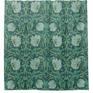 Rideaux De Douche William Morris Fleurs Vintages Motif Floral