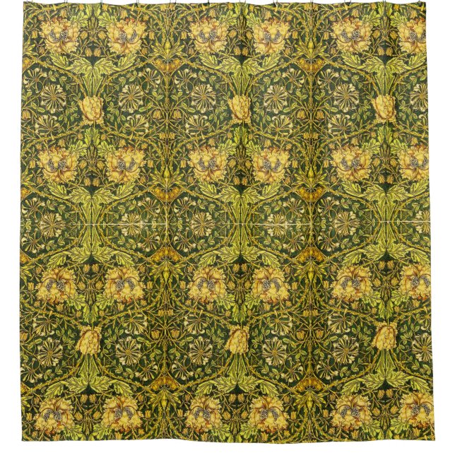 Rideaux De Douche William Morris Golden la lèche de miel 2 (Devant)