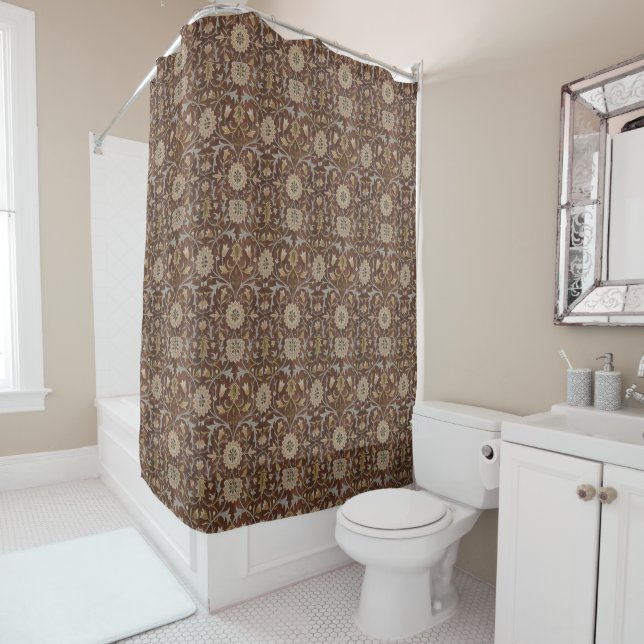 Rideaux De Douche William Morris Little Flower Carpet (En situation)