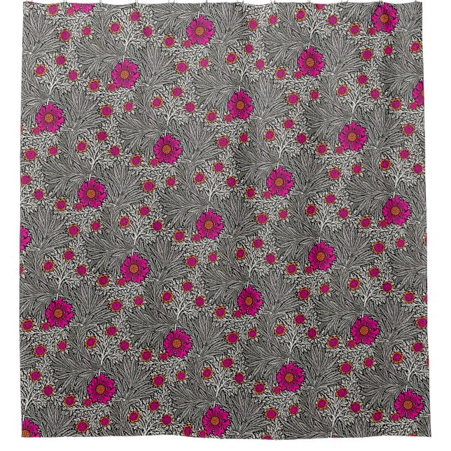 Rideaux De Douche William Morris Marigold, Grey / Grey et Blanc (Devant)