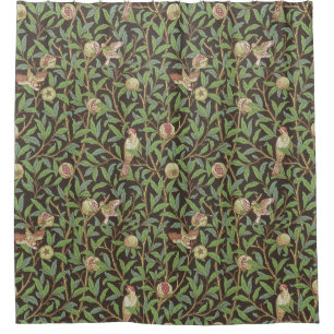 Rideaux De Douche William Morris "Oiseau & Grenade" 2.