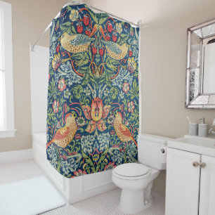 Rideaux De Douche William Morris - Thief aux fraises