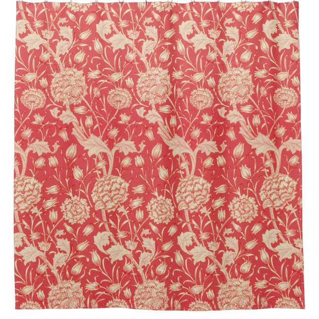 Rideaux De Douche William Morris "Tulipe Sauvage" 1. (Devant)