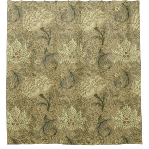 Rideaux De Douche William Morris Windrush Motif de fond d'écran