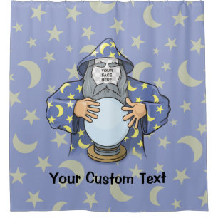 Rideaux De Douche Wizard with your face
