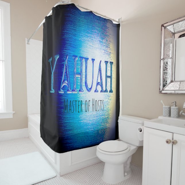 Rideaux De Douche Yahuah-Maître des armées 01-01 (En situation)