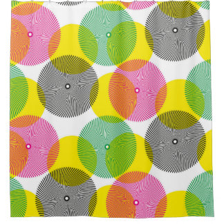 Rideaux De Douche Zigzags de brosse : Motif à main