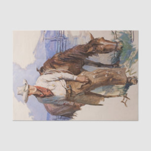„Rider From the Ridge“ von WHD Koerner Seidenpapier