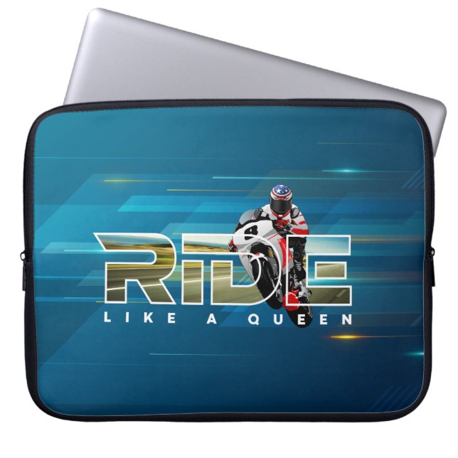 Rider King | 15" Laptop Sleeve (Königin) (Vorderseite)