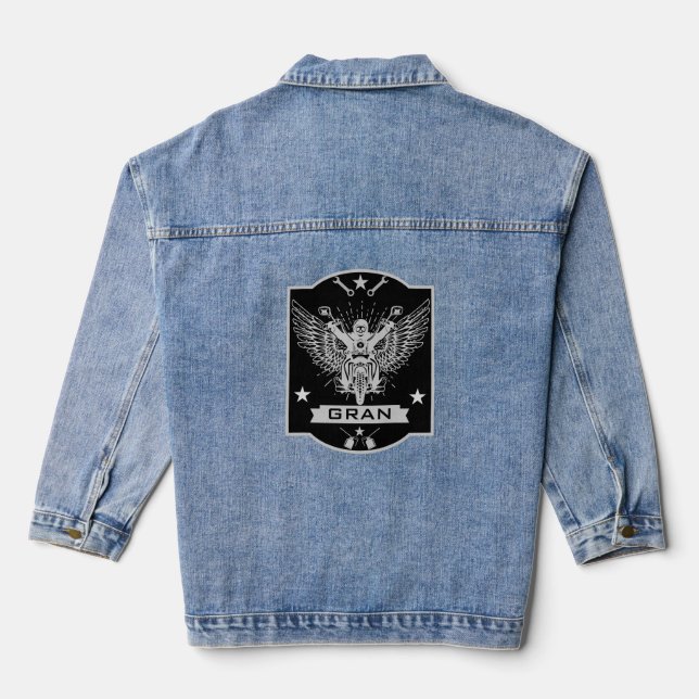 Rider moto Grandma (Verso)