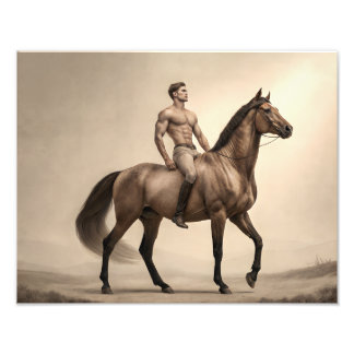 Rider of Legends - Horse Riding Hunk Fotodruck
