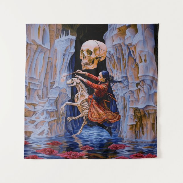 Rider Wandteppich (Vorderseite)