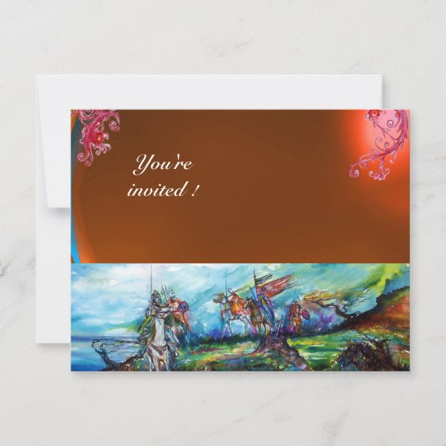 RIDERS IN DER STORMEN-MUSIK EINLADUNG (Vorderseite)