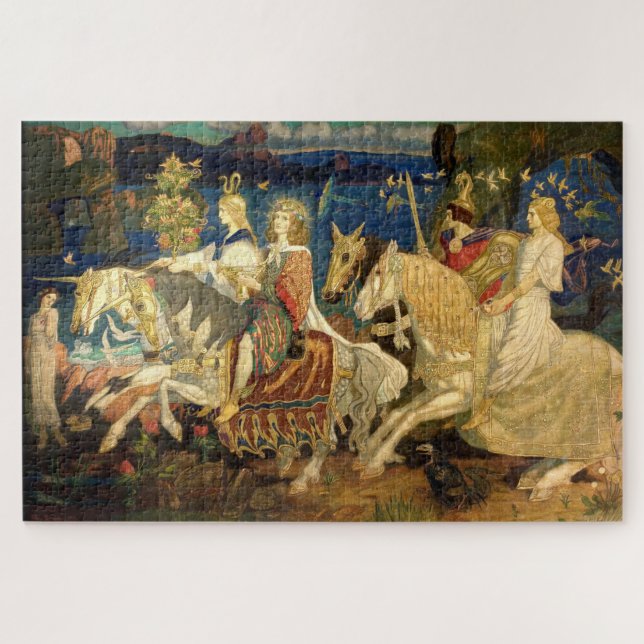 Riders of the Sidhe Celtic Revival Art von Duncan (Horizontal)