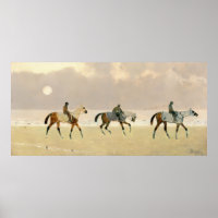 Riders on Beach - Rene Princeteau Kunstgeschichte