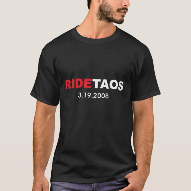 RIDETAOS 3.19.2008 T-Shirt (Vorderseite)