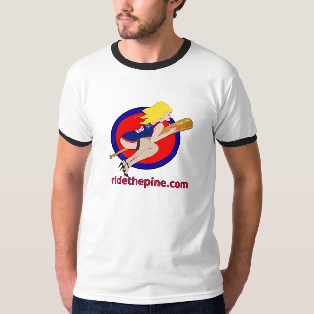 RideThePine Wecker T-Shirt (Vorderseite)