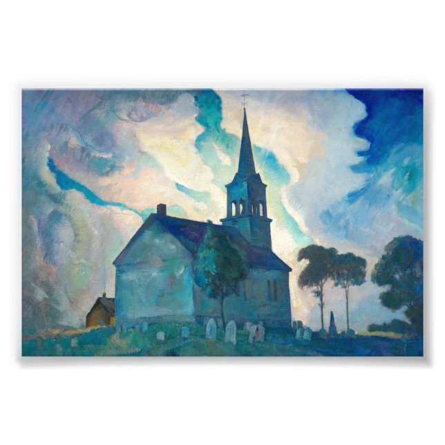 Ridge Church by Newell Convers Wyeth Fotodruck (Vorne)