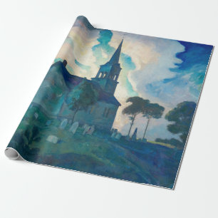 Ridge Church by Newell Convers Wyeth Geschenkpapier