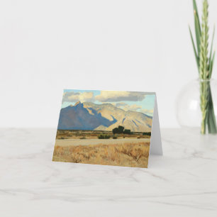 Ridge und Rillito, Arizona von Maynard Dixon Dankeskarte