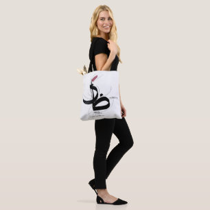 RIDHA (Akzeptanz) Japandi Minimalistische Kunst Tasche