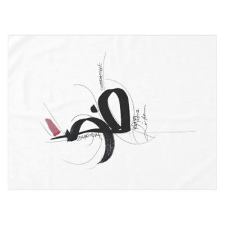 RIDHA (Akzeptanz) Japandi Minimalistische Kunst Tischdecke