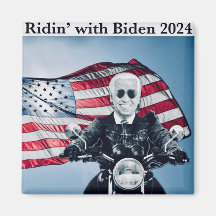 Ridin’ avec Biden 2024 Magnet