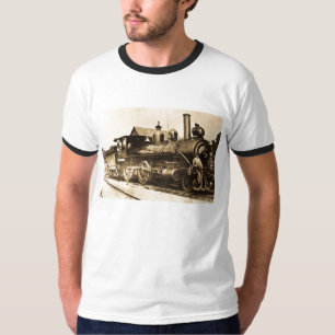Ridin, das Vintage Lokomotive ausbilden T-Shirt