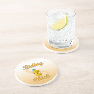 Riding Chick Getränkeuntersetzer
