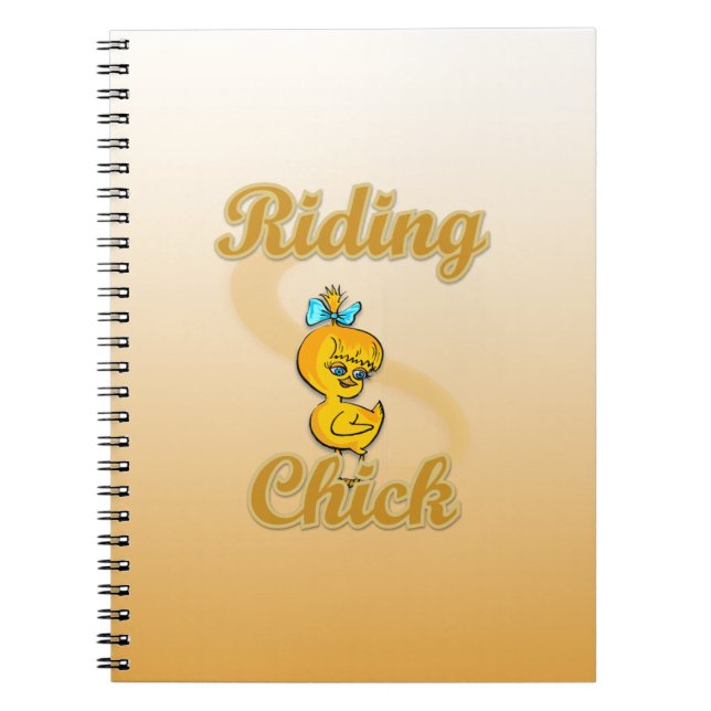 Riding Chick Notizblock (Vorderseite)