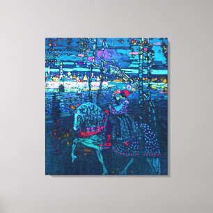 Riding Couple von Wassily Kandinsky Leinwanddruck