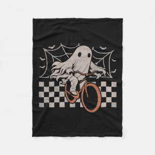 Riding Ghost Bicycle Halloween Kostüm Ghoul Biker Fleecedecke
